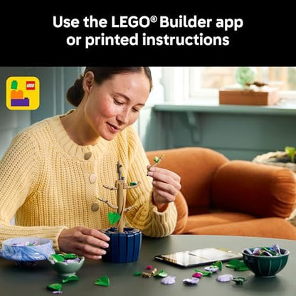 LEGO Botanicals Hibiscus Flower Building Set - Artificial Plant &