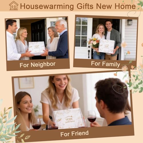 House Warming Gifts New Home, 19pcs New Home Gift Basket For