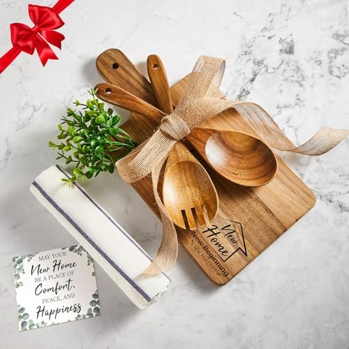 1 Sets Housewarming Gifts Wooden Cutting Board for Couples New Home