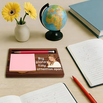 Funny Office Gift for Coworker, Sticky Note Holder Desk Organizer, Big