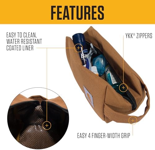 Carhartt Classic Zippered Travel Kit Black