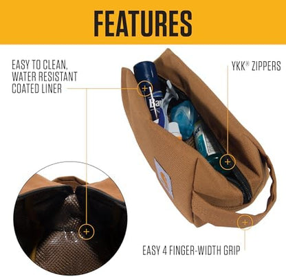 Carhartt Classic Zippered Travel Kit Carhartt Brown