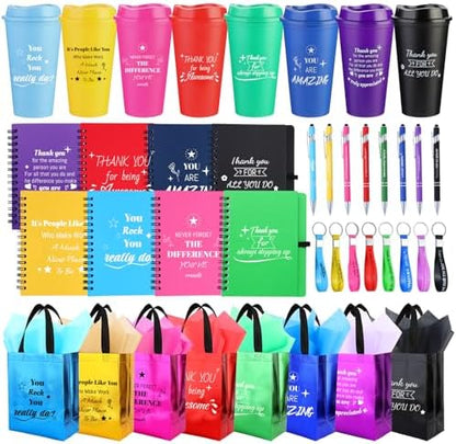48 Pcs/8 Sets Employee Appreciation Gifts Bulk - Includes Thank You