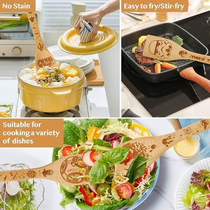 Star Gifts for Women,Home Decor,Kitchen Utensils Set,Wooden Cooking