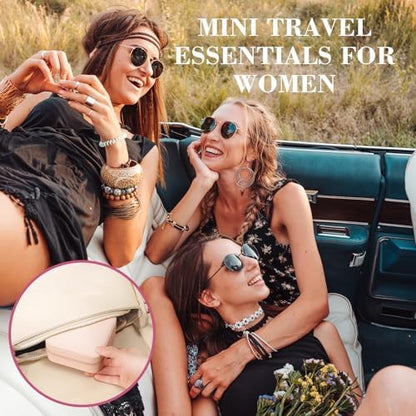 17Dec 3-Pack Small Travel Jewelry Case Organizer,Mini Travel