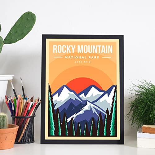 6 Retro National Park Prints, Wall Art & Decor - Grand Canyon