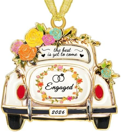 Sereney Engagement Gifts for Couples, Engagement Christmas Ornament