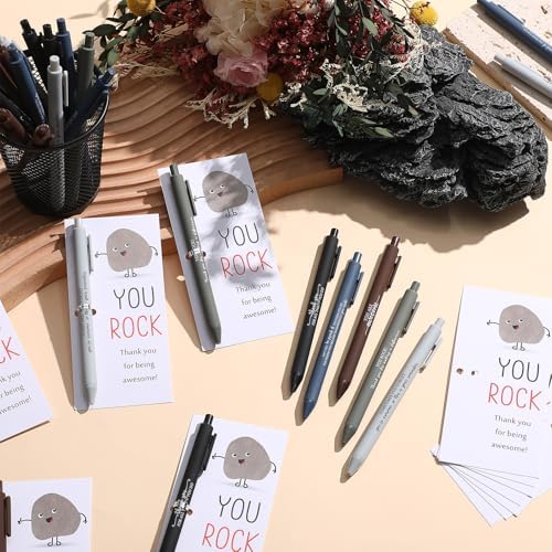 Sayglossy 12 Sets You Rock Pens Gifts Bulk Employee Appreciation Gifts