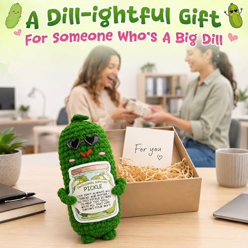 OASSIE Inspirational Gifts for Women Men - Emotional Support Pickle