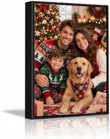 Custom Canvas Prints with Your Photo, Floating Frame Wall Art Decor