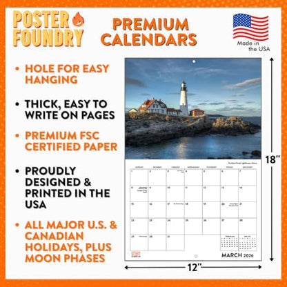 Washington State Calendar 2027 Monthly Wall Calender 12 Month