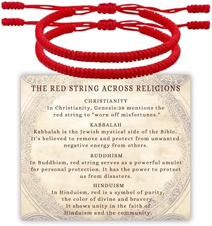 DAYANEY Red Bracelet for Women Men Red String Bracelet Baby Protection
