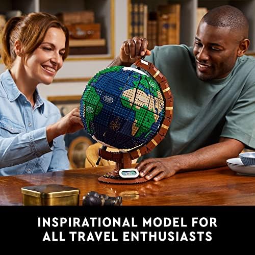 LEGO Ideas The Globe Building Set, Build and Display Model for Adults