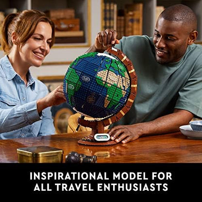 LEGO Ideas The Globe Building Set, Build and Display Model for Adults