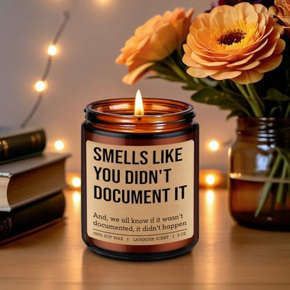 GSPY Candle, HR Gifts, Human Resources, Funny Office Gifts for
