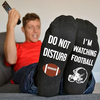 Funny Socks For Men - Cool Mens Football Socks, Sports Stocking