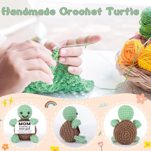 Christmas Birthday Gifts for Mom from Daughter Son, Mini Turtle Gifts