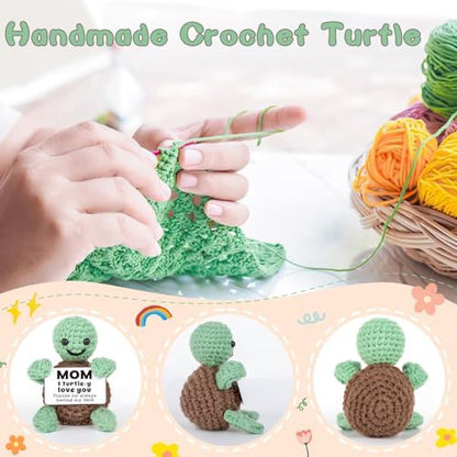 Christmas Birthday Gifts for Mom from Daughter Son, Mini Turtle Gifts