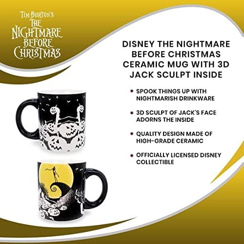 Disney The Nightmare Before Christmas 18-Ounce Ceramic Mug With 3D