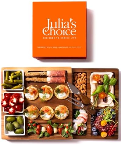 Charcuterie Board Gift Set - Cheese Board Set - Made of Acacia Wood