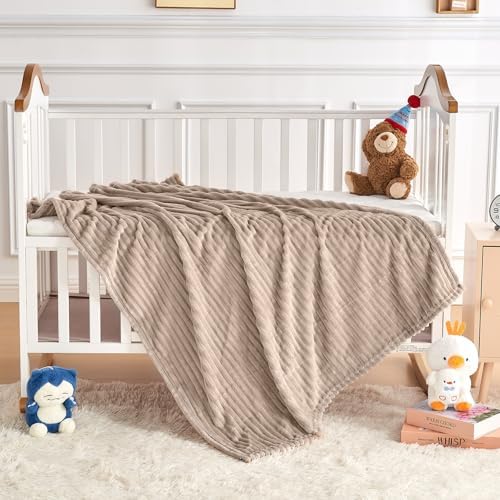 Soft Fleece Baby Blanket Ultra Cozy Baby Blankets for Boys Girls Warm