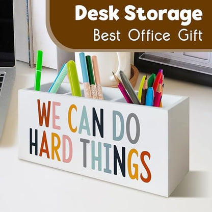 We Can Do Hard Things Pen Holder Pencil Organizer for Classroom