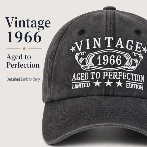 1936 1946 1951 1956 1961 1966 Vintage Hat, 60th-90th Birthday Gifts