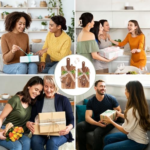 Housewarming Gift Set New Home Gifts for Friends Acacia Wooden Kitchen