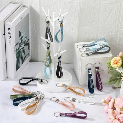 Nosiny 30 Pcs Keychain Appreciation Gift Bulk for Employee Coworker