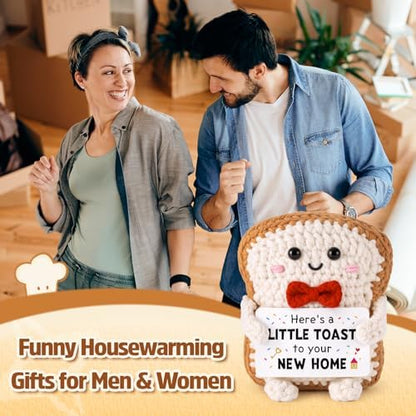 House Warming Gifts New Home - Handmade Crochet Toast