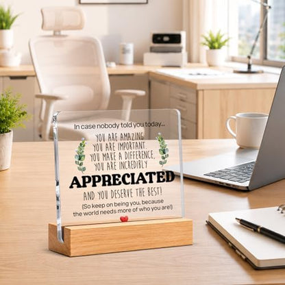 Thank You & Appreciation Gifts Bulk for Coworkers Friends, Set of 6