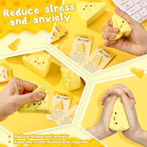 Hollowfly 30 Set Brain Bulk Relief Squeeze Gifts for Adult Student