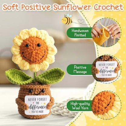 Thank You Gifts for Women Coworkers - Mini Sunflower Appreciation