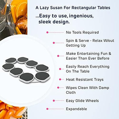 The Lazy Susan Revolution - Full Set - Dark Gray - The First Patented