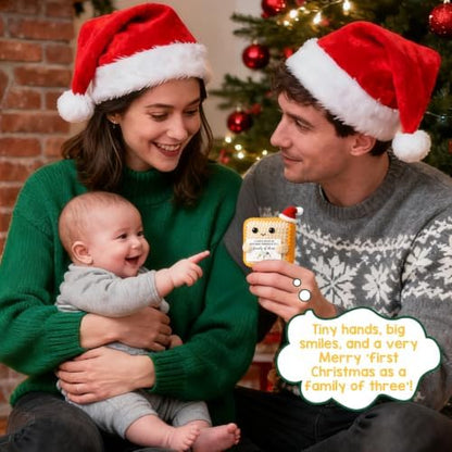 First Christmas Family of Three New Parents Gifts for Women Men