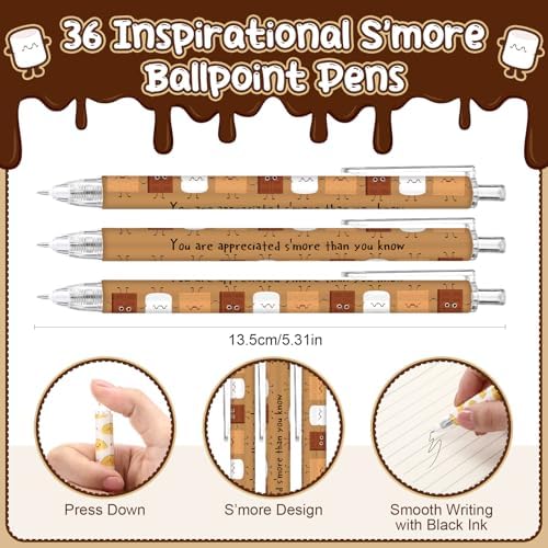Sayglossy 36 Sets Employee Inspirational Gifts Bulk, You Are S'more