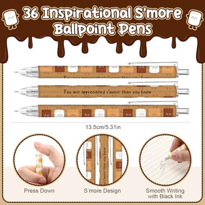 Sayglossy 36 Sets Employee Inspirational Gifts Bulk, You Are S'more