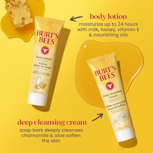 Burt's Bees Essentials Kit Gift Set, 5 Travel Size Products