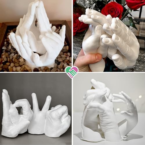 Luna Bean XL Hand Casting Kit for Family - Extra Large Mold, Up to 6