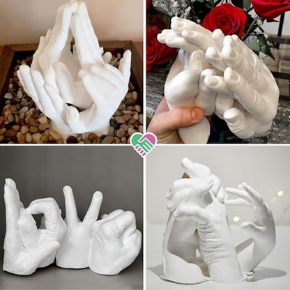 Luna Bean XL Hand Casting Kit for Family - Extra Large Mold, Up to 6