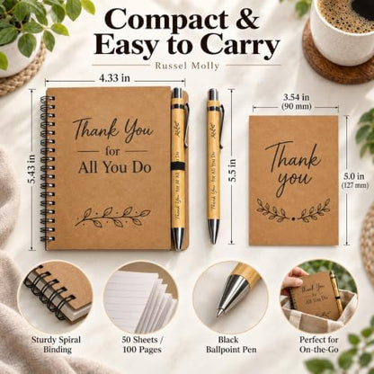 36Pcs Employee Appreciation Gifts Bulk, 12 Thank You Gift Sets