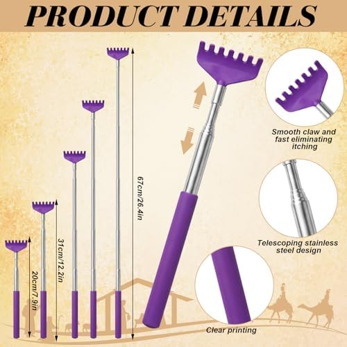 24 Set Retractable Back Scratchers Bulk Inspiration Employee Gifts