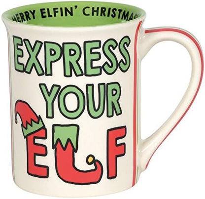 Enesco 6006772 Our Name is Mud Holiday Express Your Elf Coffee Mug