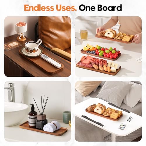 Small Wooden Tray and Platter, Mini Charcuterie Boards, 10"x5.5"