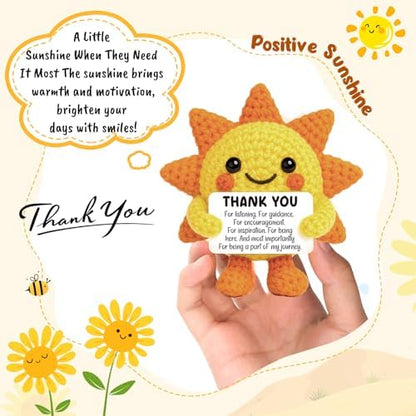 Thank You Gifts for Women Teacher Boss Positive Crochet Sunshine