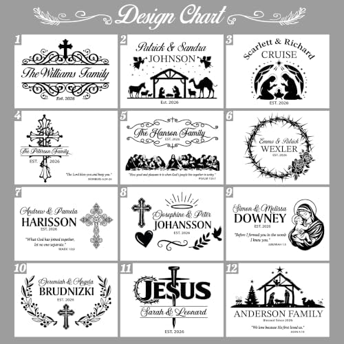 Christian House Warming Gifts New Home, Custom Christmas Cutting Board