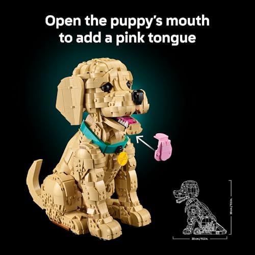 LEGO Icons Golden Retriever Puppy 11384
