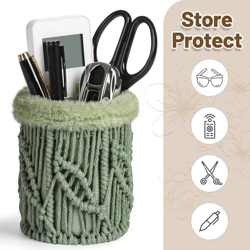 HOSROOME Glasses Holder for Nightstand Boho Decor Eyeglass Holder