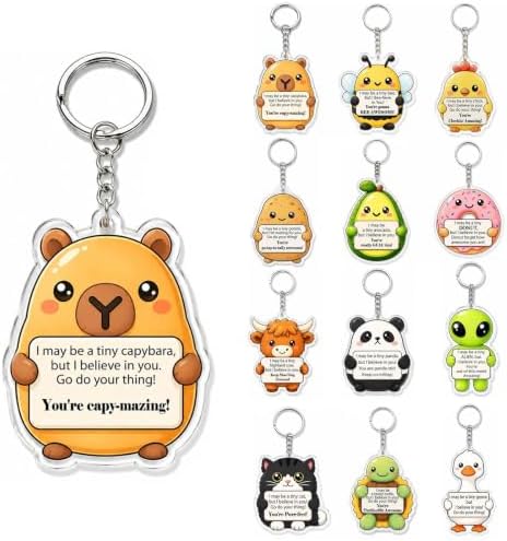 Inspirational Gifts Bulk for Women Coworkers Thank You Keychains
