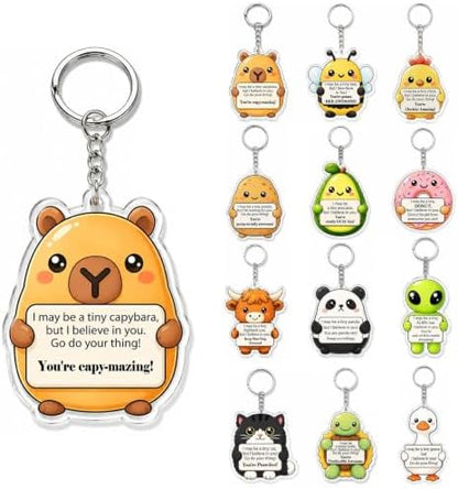 Inspirational Gifts Bulk for Women Coworkers Thank You Keychains